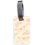 Butterfly Butterflies Vintage Luggage Tags (Two Sides) Back