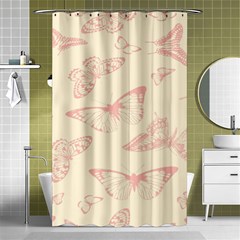 Butterfly Butterflies Vintage Shower Curtain 48  X 72  (small)  by Celenk