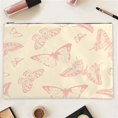 Butterfly Butterflies Vintage Cosmetic Bag (xxl)  by Celenk