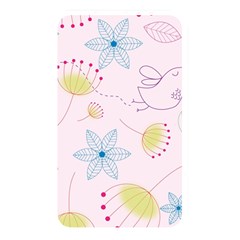 Floral Background Bird Drawing Memory Card Reader by Celenk