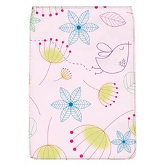 Floral Background Bird Drawing Flap Covers (l)  by Celenk