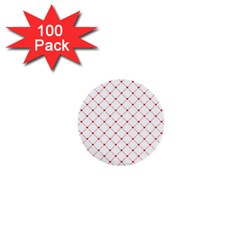 Hearts Pattern Love Design 1  Mini Buttons (100 pack) 