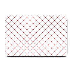 Hearts Pattern Love Design Small Doormat  by Celenk