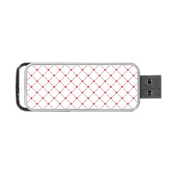 Hearts Pattern Love Design Portable Usb Flash (two Sides) by Celenk