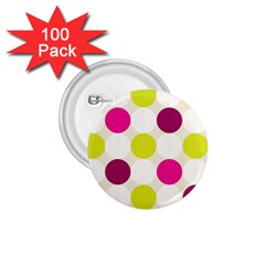 Polka Dots Spots Pattern Seamless 1 75  Buttons (100 Pack)  by Celenk