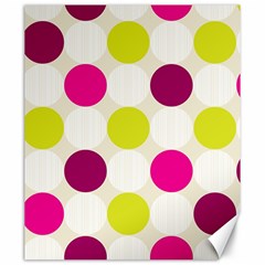 Polka Dots Spots Pattern Seamless Canvas 20  X 24   by Celenk