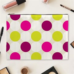 Polka Dots Spots Pattern Seamless Cosmetic Bag (xl) by Celenk