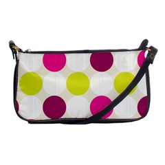 Polka Dots Spots Pattern Seamless Shoulder Clutch Bags by Celenk