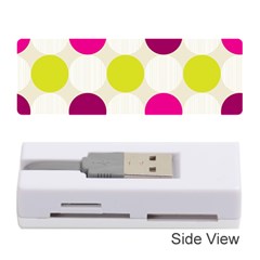 Polka Dots Spots Pattern Seamless Memory Card Reader (stick)  by Celenk