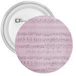 Vintage Pink Music Notes 3  Buttons Front