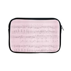 Vintage Pink Music Notes Apple Ipad Mini Zipper Cases by Celenk