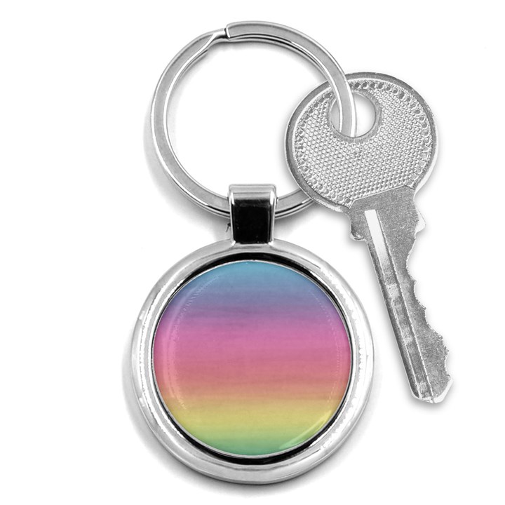 Background Watercolour Design Paint Key Chains (Round) 