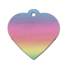 Background Watercolour Design Paint Dog Tag Heart (one Side) by Celenk