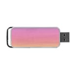 Background Watercolour Design Paint Portable USB Flash (Two Sides) Back