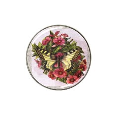 Vintage Butterfly Flower Hat Clip Ball Marker (4 Pack) by Celenk