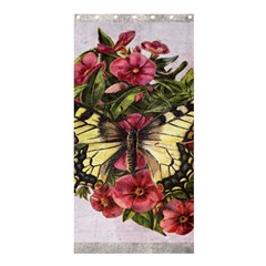 Vintage Butterfly Flower Shower Curtain 36  X 72  (stall)  by Celenk