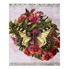 Vintage Butterfly Flower Shower Curtain 60  X 72  (medium)  by Celenk