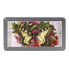 Vintage Butterfly Flower Memory Card Reader (mini)