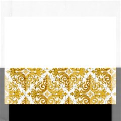 Gold Pattern Wallpaper Fleur Rectangular Jigsaw Puzzl by Celenk