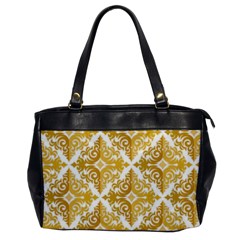 Gold Pattern Wallpaper Fleur Office Handbags by Celenk