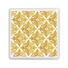 Gold Pattern Wallpaper Fleur Memory Card Reader (square)  by Celenk