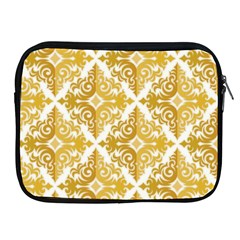 Gold Pattern Wallpaper Fleur Apple Ipad 2/3/4 Zipper Cases by Celenk