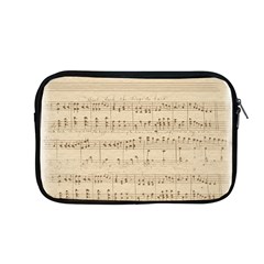 Vintage Beige Music Notes Apple Macbook Pro 13  Zipper Case by Celenk