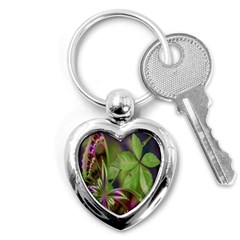 Arrangement Butterfly Aesthetics Key Chains (heart)  by Celenk