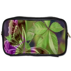 Arrangement Butterfly Aesthetics Toiletries Bags 2-side by Celenk