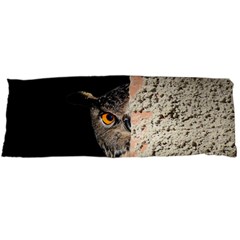 Owl Hiding Peeking Peeping Peek Body Pillow Case (dakimakura) by Celenk