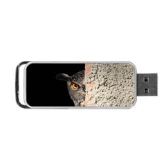 Owl Hiding Peeking Peeping Peek Portable Usb Flash (two Sides) by Celenk