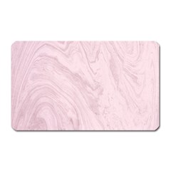 Marble Background Texture Pink Magnet (rectangular) by Celenk