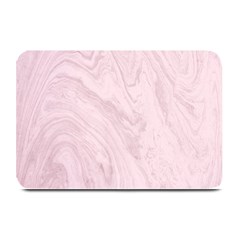 Marble Background Texture Pink Plate Mats by Celenk