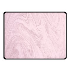 Marble Background Texture Pink Double Sided Fleece Blanket (small)  by Celenk