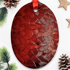 Pattern Backgrounds Abstract Red Ornament (oval)