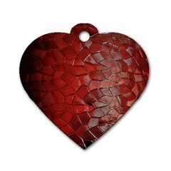 Pattern Backgrounds Abstract Red Dog Tag Heart (two Sides) by Celenk