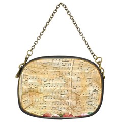 Background Old Parchment Musical Chain Purses (two Sides)  by Celenk