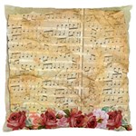 Background Old Parchment Musical Standard Flano Cushion Case (One Side) Front