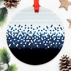 Tech Camouflage Round Ornament (two Sides) by jumpercat