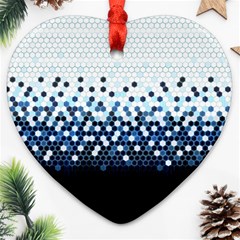 Tech Camouflage Heart Ornament (two Sides) by jumpercat