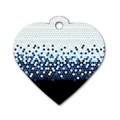 Tech Camouflage Dog Tag Heart (one Side) by jumpercat