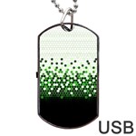 Tech Camouflage 2 Dog Tag USB Flash (Two Sides) Front