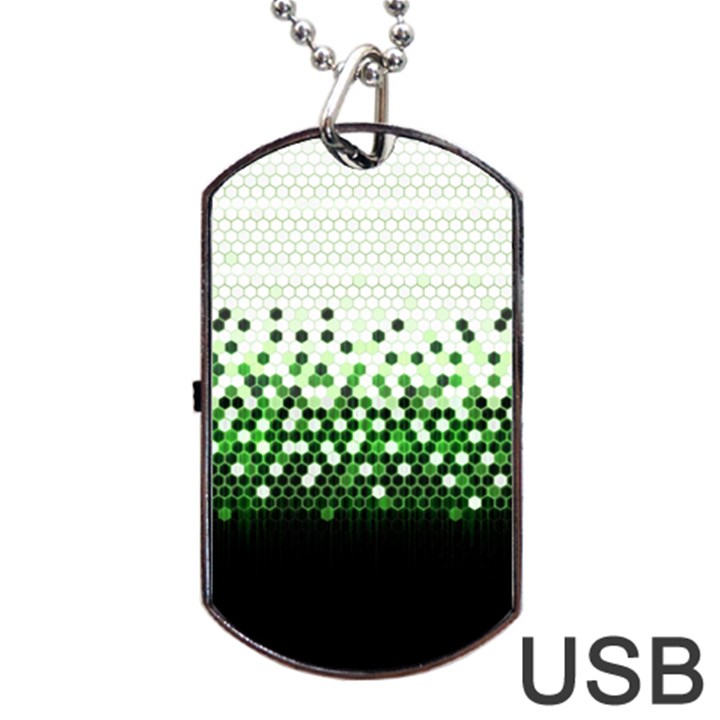 Tech Camouflage 2 Dog Tag USB Flash (Two Sides)