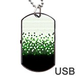 Tech Camouflage 2 Dog Tag USB Flash (Two Sides) Back