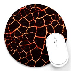 Magma Round Mousepads by jumpercat