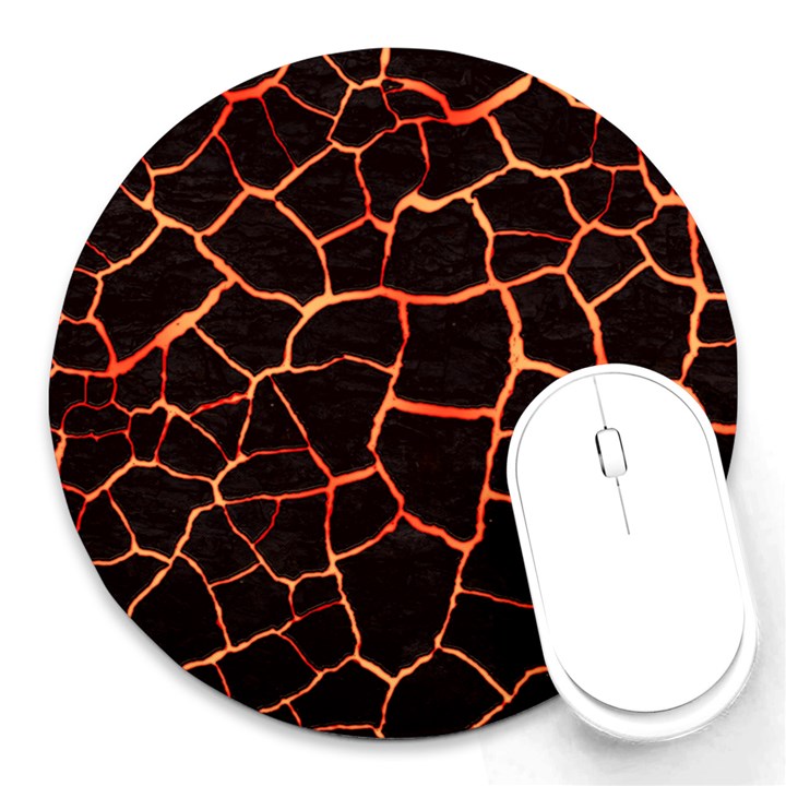 Magma Round Mousepads