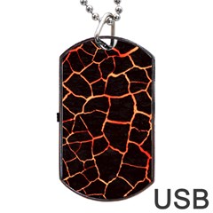 Magma Dog Tag Usb Flash (one Side) by jumpercat