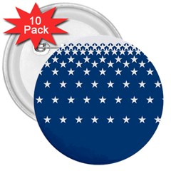 Patriot 3  Buttons (10 pack) 