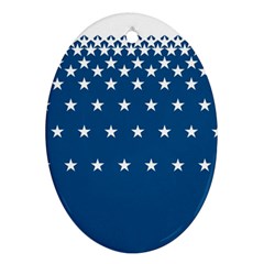 Patriot Oval Ornament (Two Sides)