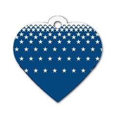 Patriot Dog Tag Heart (Two Sides)